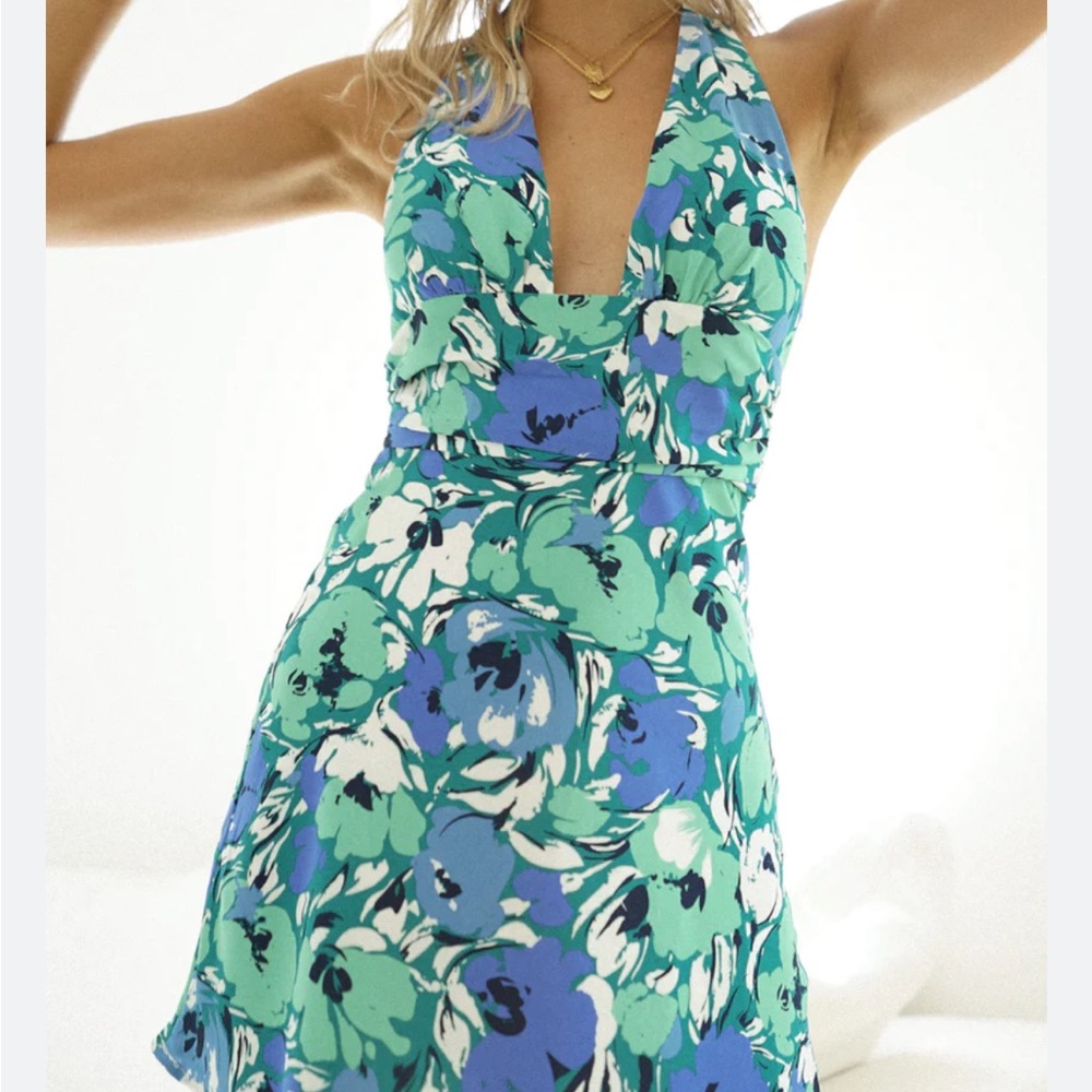 Yellow the Label - Seine Halter Mini Dress